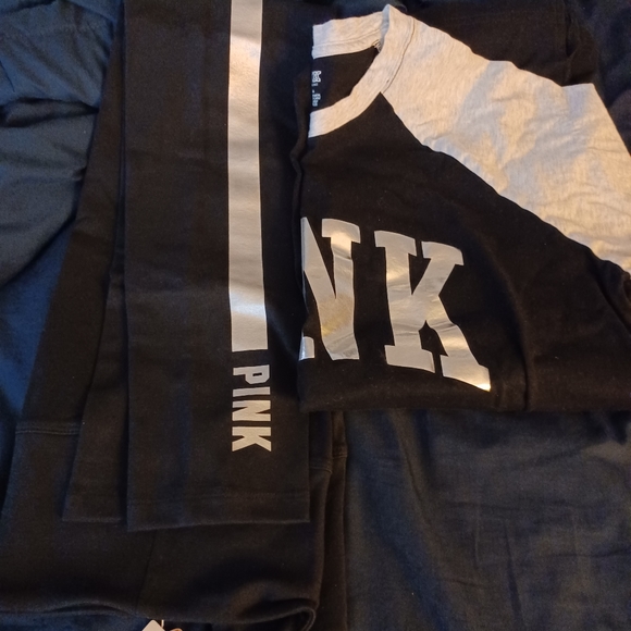 PINK/VICTORIA SECRET LEGGING T-SHIRT BUNDLE - Picture 2 of 11